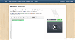 Desktop Screenshot of primarypad.com